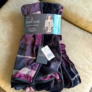 Women's Cuddl Duds Double Plush Reversible Wrap
